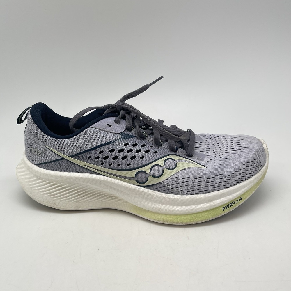 Saucony Sneakers Womens 8.5 Ride 17 S10924-110 Purple Running Athletic Shoes